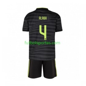 Camiseta Real Madrid David Alaba 4 Niño Tercera Equipación 2022/2023